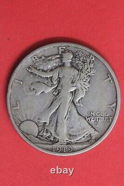 1919 S Walking Liberty Half Dollar Exact Coin Shown Combined Shipping OCE 28
