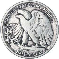 1919 Walking Liberty Half Dollar 90% Silver Fine FN See Pics T839