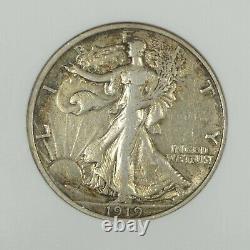 1919 Walking Liberty Half Dollar CERTIFIED ANACS EF 40 Silver 50c