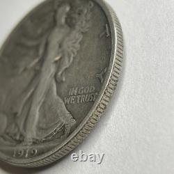 1919 Walking Liberty Half Dollar Key Date Fine 51062