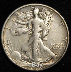 1919 Walking Liberty Half With Vf Details