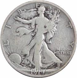 1919 Walking Liberty Silver Half Dollar F Uncertified #1248