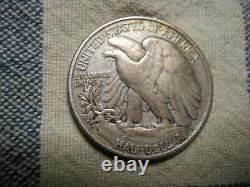 1919-d Walking Liberty Half Dollar Raw Better Grade 90% Silver