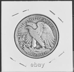1920-D F (Fine) + Walking Liberty Silver Half Dollar RARE
