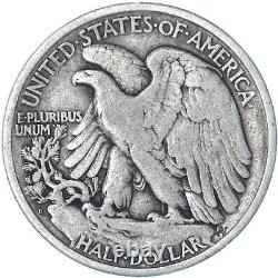 1920 D Walking Liberty Half Dollar 90% Silver Fine FN See Pics S773