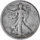 1920-d Walking Liberty Silver Half Dollar Choice F Uncertified #255