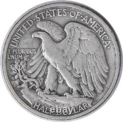 1920-D Walking Liberty Silver Half Dollar Choice F Uncertified #255