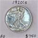 1920-s Walking Liberty Silver Half Dollar Key Date Almost Uncirculated