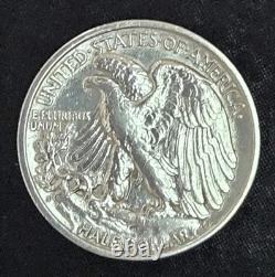 1920-S WALKING LIBERTY Silver Half Dollar KEY DATE Almost Uncirculated