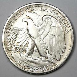 1920-S Walking Liberty Half Dollar 50C Coin VF / XF Details Rare Date Coin
