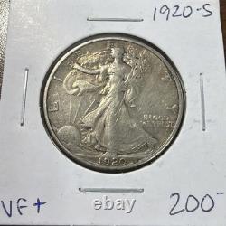 1920-S Walking Liberty Half Dollar 90% Silver