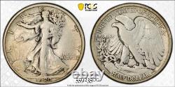 1920-S Walking Liberty Half Dollar PCGS F15 Trueview & Gold Shield