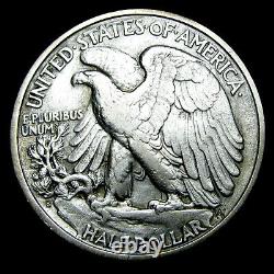 1920-S Walking Liberty Half Dollar Silver Nice Details Cleaned Coin - #XX947