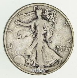 1920-S Walking Liberty Silver Half Dollar Circulated 9533