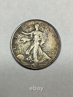 1920 Walking Liberty Half Dollar Super Crusty And Original Xf-au