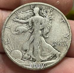 1920-d Silver Walking Liberty Half Dollar E6