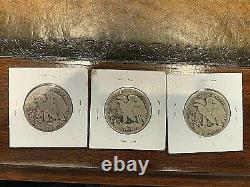 1921, 1921 D, 1921 S Full Run all mints KEY DATE Walking Liberty Half Dollars