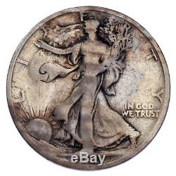 1921-D 50C Walking Liberty Half Dollar Very Good Condition, Key Date