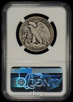 1921-D 50c Walking Liberty Half Dollar Key Date NGC F 12 SKU-B1105