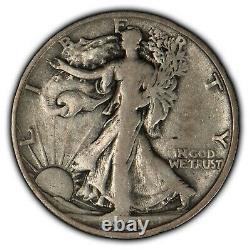 1921-D 50c Walking Liberty Half Dollar Key Date NGC F 12 SKU-B1105