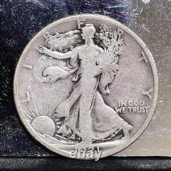 1921-D Liberty Walking Half Dollar Ch VG (#36117)