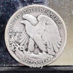 1921-D Liberty Walking Half Dollar Ch VG (#36117)