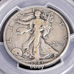 1921-D Liberty Walking Half Dollar PCGS F12 (#46952)