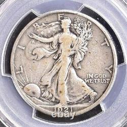 1921-D Liberty Walking Half Dollar PCGS F12 (#46952)