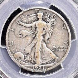 1921-D Liberty Walking Half Dollar PCGS F12 (#46952)
