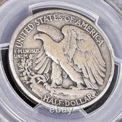 1921-D Liberty Walking Half Dollar PCGS F12 (#46952)