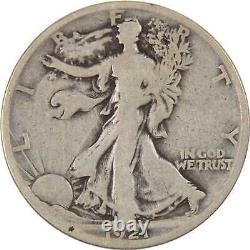 1921 D Liberty Walking Half Dollar VG Very Good Silver 50c SKUI4031