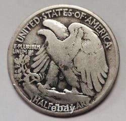 1921-D Silver Walking Liberty Half Grading Uncleaned VG Premium Quality Coin