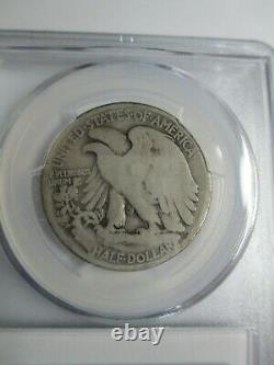 1921-D WALKING LIBERTY Half Dollar PCGS Graded G04 RARE KEY DATE SILVER COIN