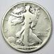 1921-d Walking Liberty Half Dollar 50c Coin Vg Details Rare Date
