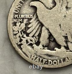 1921-D Walking Liberty Half Dollar G Good 90% Silver