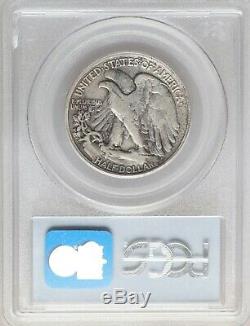 1921-D Walking Liberty Half Dollar PCGS VF20 Key Date