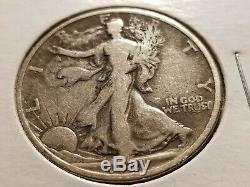 1921 D Walking Liberty Half Dollar, full 4 digit date, key date INV09 H405