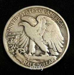 1921 D Walking Liberty Half Vg/fine