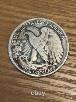 1921 D Walking Liberty Silver Half Dollar 50C Great Detail Walker Coin
