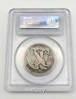 1921-D Walking Liberty Silver Half Dollar 50c PCGS VG10 Key Date