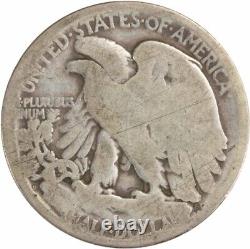 1921-D Walking Liberty Silver Half Dollar AG Uncertified #158