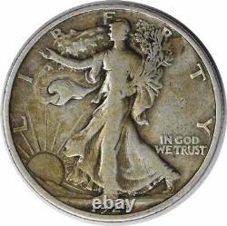 1921-D Walking Liberty Silver Half Dollar Choice F Uncertified