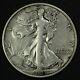 1921 D Walking Liberty Silver Half Dollar Cleaned