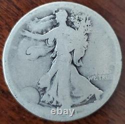 1921 D Walking Liberty Silver Half Dollar Denver Mint