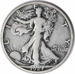 1921-D Walking Liberty Silver Half Dollar F Uncertified #216