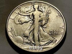 1921 D Walking Liberty Silver Half Dollar Pleasing Nice Very Fine +