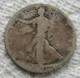 1921-d Walking Liberty Silver Half Dollar Rare Key Date Cleaned Scratched Filler