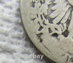 1921-D Walking Liberty Silver Half Dollar Rare Key Date Cleaned Scratched Filler