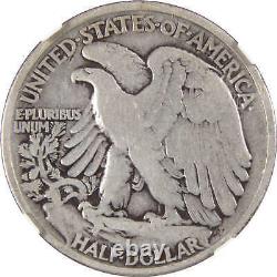 1921 Liberty Walking Half Dollar F Fine Details 90% Silver 50c US Coin