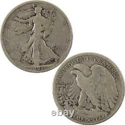1921 Liberty Walking Half Dollar VG Very Good 90% Silver 50c SKUI8037